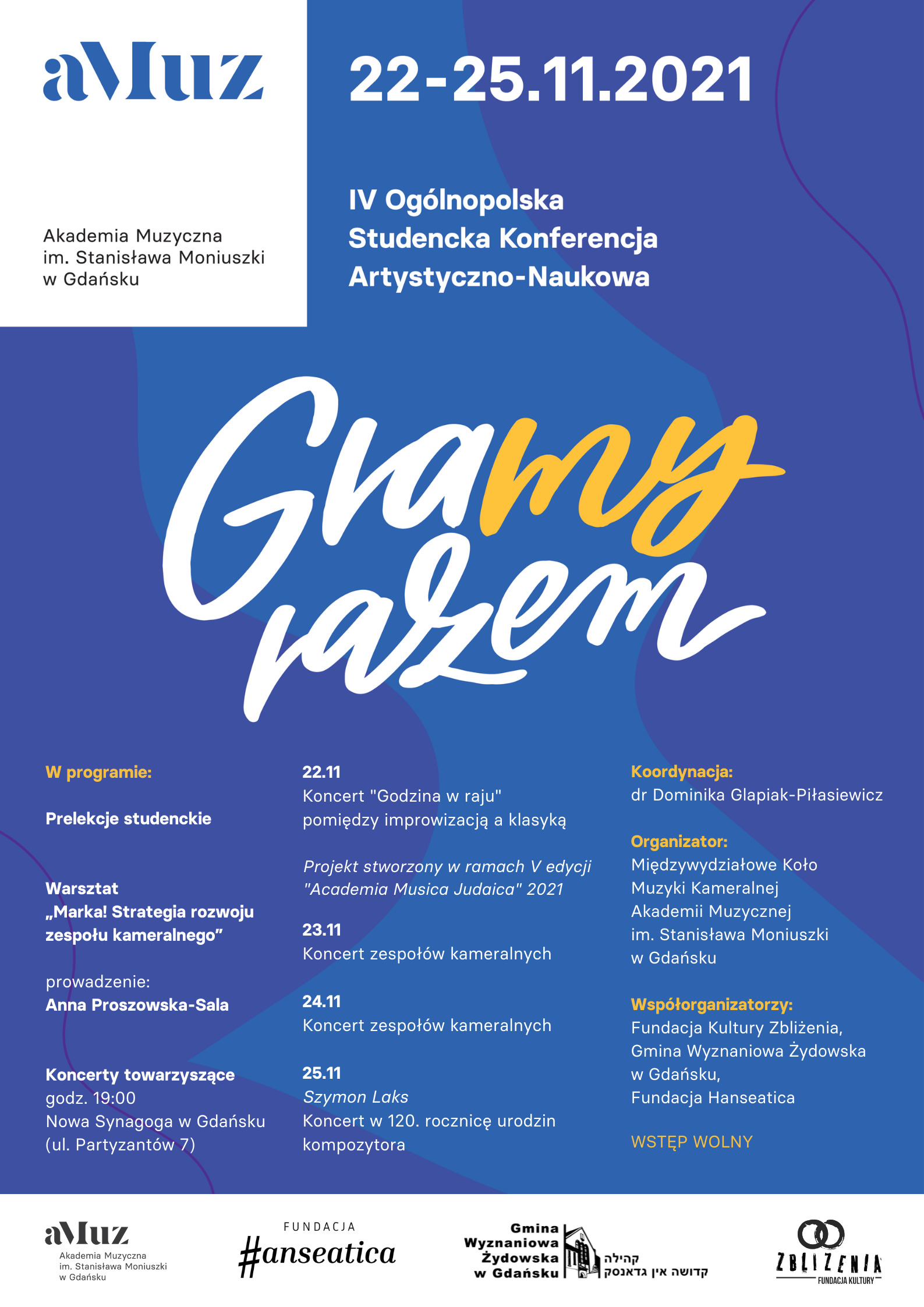 GRAMY RAZEM 2021 plakat zbiorczy